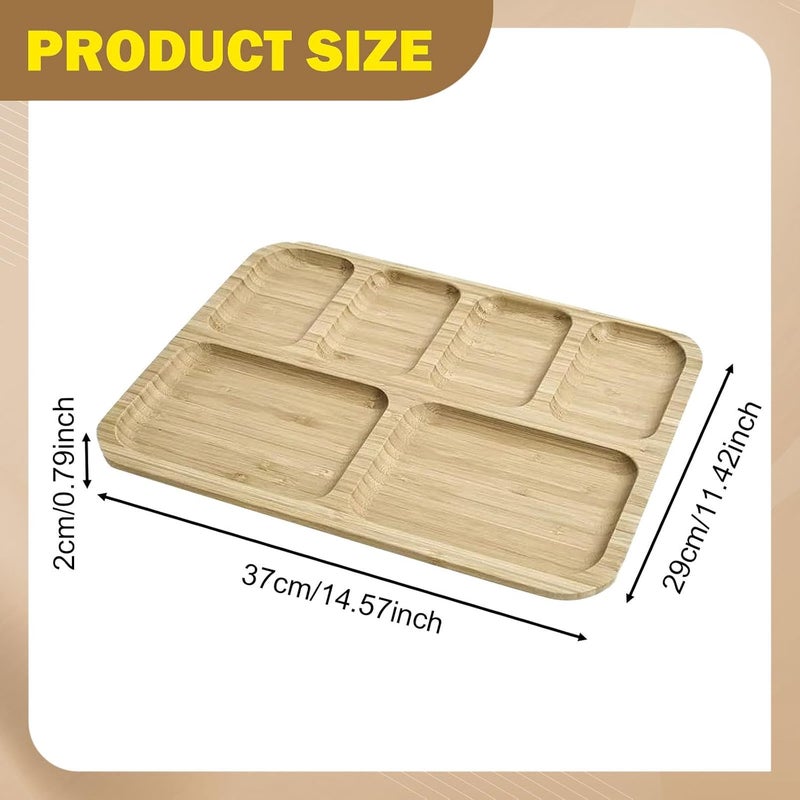 Practical build predolo Bamboo Serving Tray Platter Decorative Cheese Board Dessert Dinner Food Tray All condition fit Fade proof Affordable purchase options Wide range usage design Space saving Dust tight seal Efficiency boosted construction General purpose premium build Shock rubber edge Lightweight Multi-color available build Cross-material combo compatible Market mainstream color picks Confirmed available stock Permanent & temporary usable Budget friendly trendy design Stackable design Market diverse application fit Economical varied design options Flexible anti-break Market popular practical build Liquid tight joint Fast warehouse picking Protective coating - Image 2