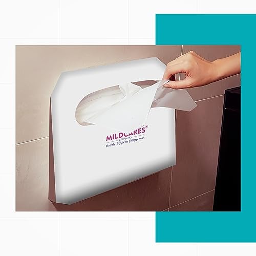 MildCares Disposable Toilet Seat Covers (Pack of 2, 200 Sheets) | No Direct Contact With Unhygienic Seats | Protects Against Germs For Public Toilets & Travel Essentials | Flushable & Nature Friendly - Image 4