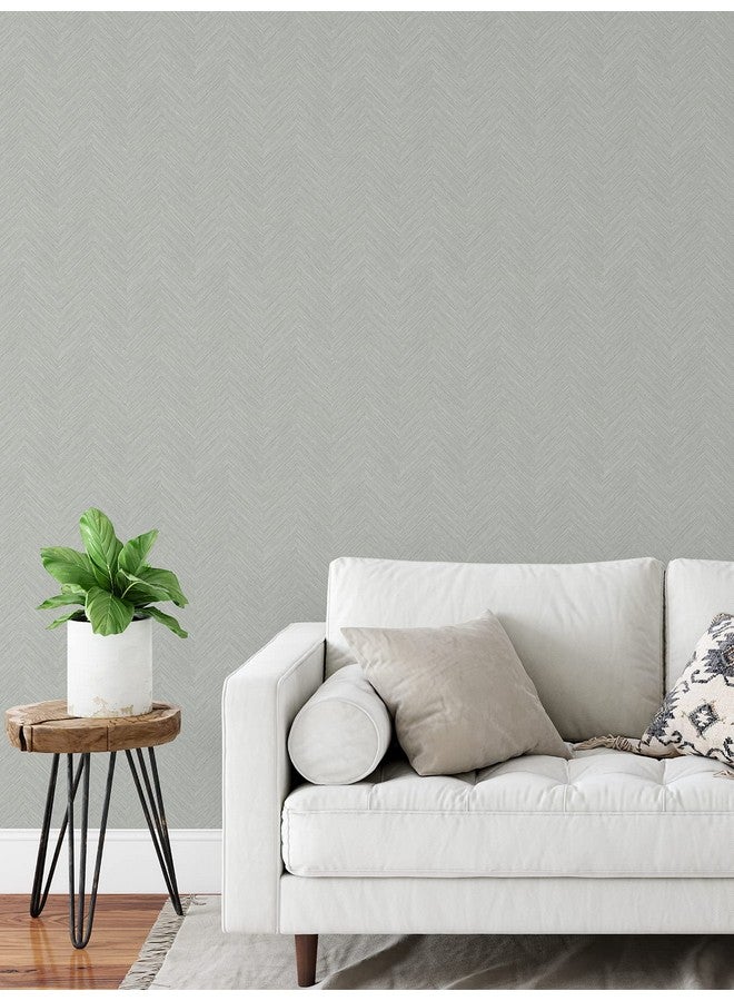 نو وولبيبر ورق حائط قابل للتقشير واللصق باللون الرمادي الداكن والأزرق سامبسون - Image 2