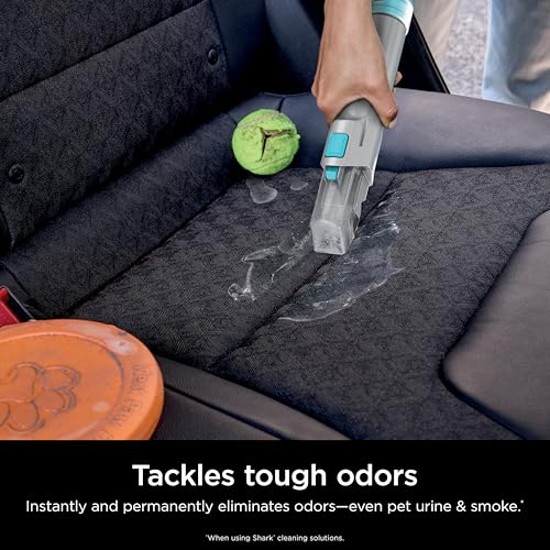 Shark StainStriker HairPro Portable Carpet, Upholstery & Area Rug Cleaner, Self-Cleaning, Stain, Hair & Odor Remover, Perfect for Pets & Car Interiors, 3 Tools & Pet Cleaning Solution, Teal, PX253BRN - Image 4