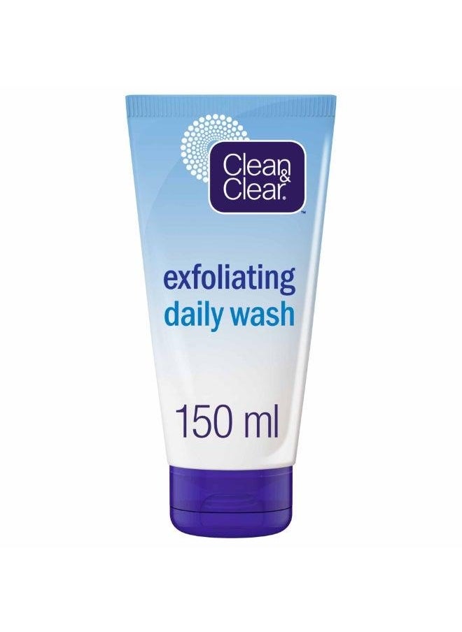 CLEAN & CLEAR Exfoliating Daily Face Wash 150ml  - Image 1