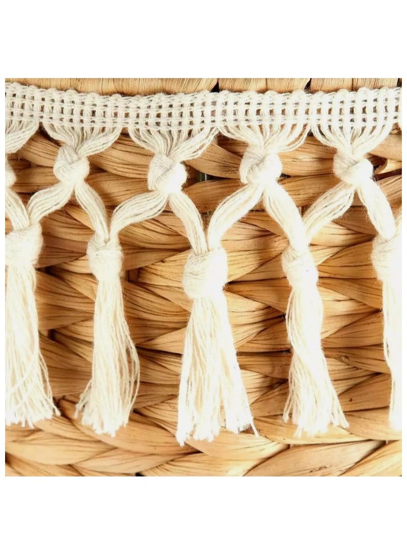 لينجوي مسند قدم عثماني دائري من لينغوي، مقاس 45×32 سم، بأرجل معدنية - مقعد عصري لغرفة المعيشة | وسادة إسفنجية عالية المرونة، وأرجل سميكة متينة | مقعد متعدد الاستخدامات لتغيير الأحذية وكرسي للمكياج - Image 3