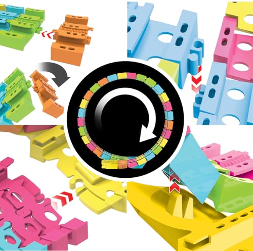 Mindscope Twister Tracks Trax 360 Loop 13' (feet) of Neon Glow in The Dark Track with One LED Light-Up Race Series Car - Image 4