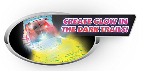 Mindscope Twister Tracks Trax 360 Loop 13' (feet) of Neon Glow in The Dark Track with One LED Light-Up Race Series Car - Image 5