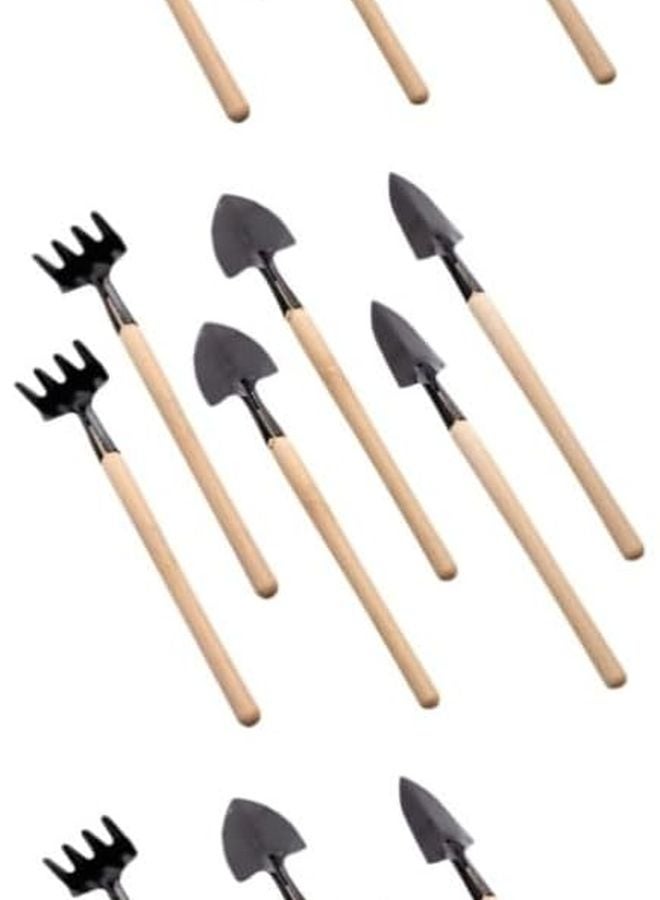 3 Piece Mini Garden Tool Set For Digging Weeding Transplanting Indoor Outdoor Use - Image 1