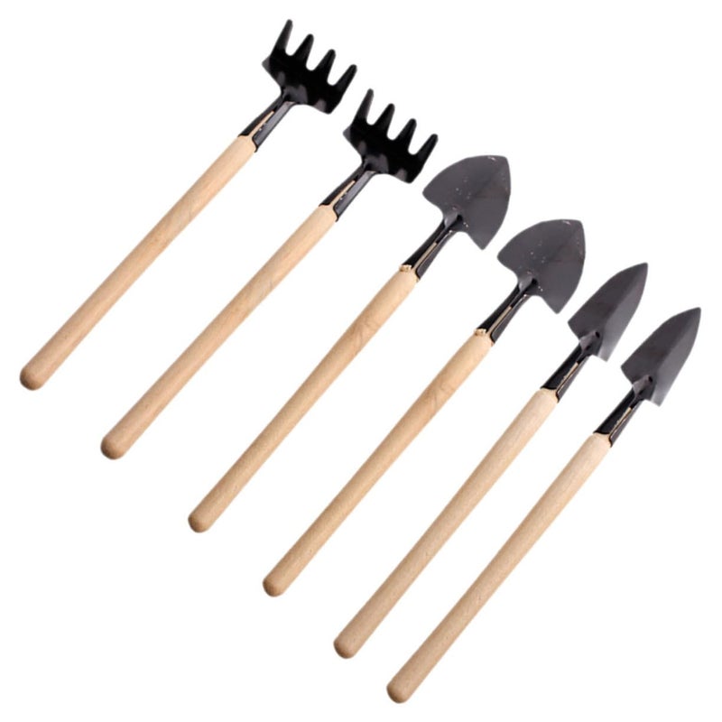3 Piece Mini Garden Tool Set For Digging Weeding Transplanting Indoor Outdoor Use - Image 5