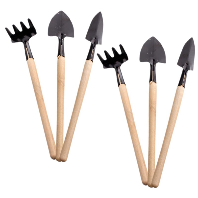 3 Piece Mini Garden Tool Set For Digging Weeding Transplanting Indoor Outdoor Use - Image 4
