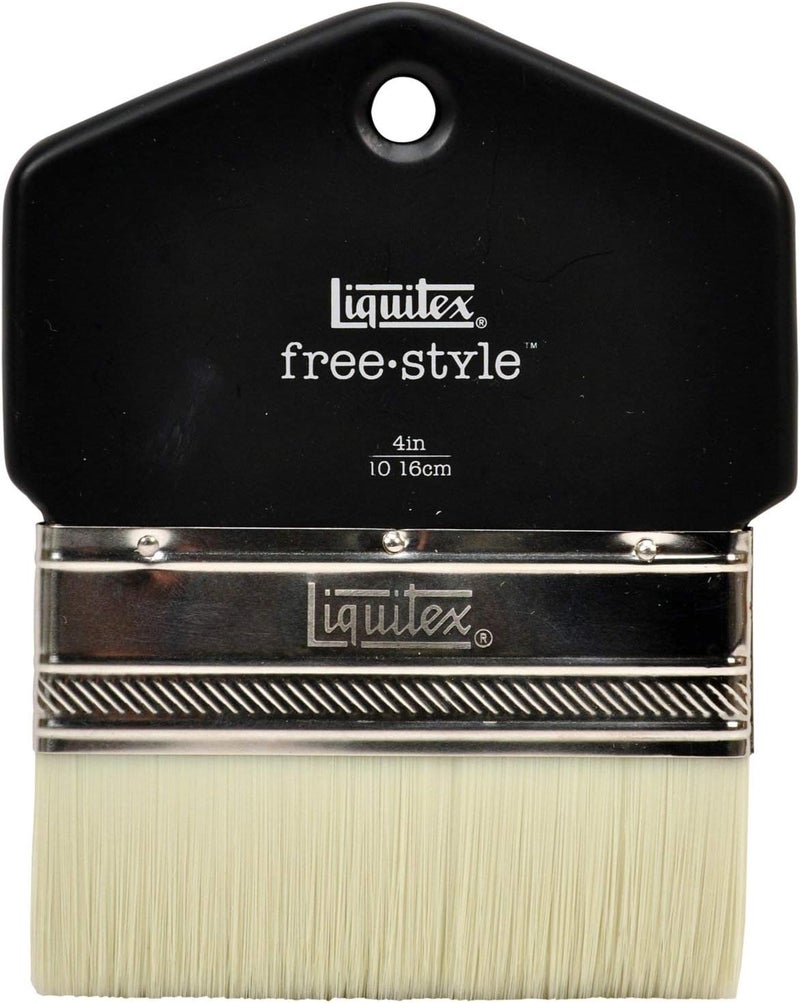 Liquitex Professional Freestyle Large Scale Paddle Brush, 4-Inch, White - Image 2