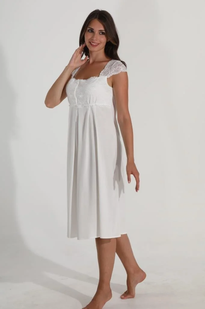 نهير sel 2092 Pregnant Maternity Nightgown Dressing Gown Set