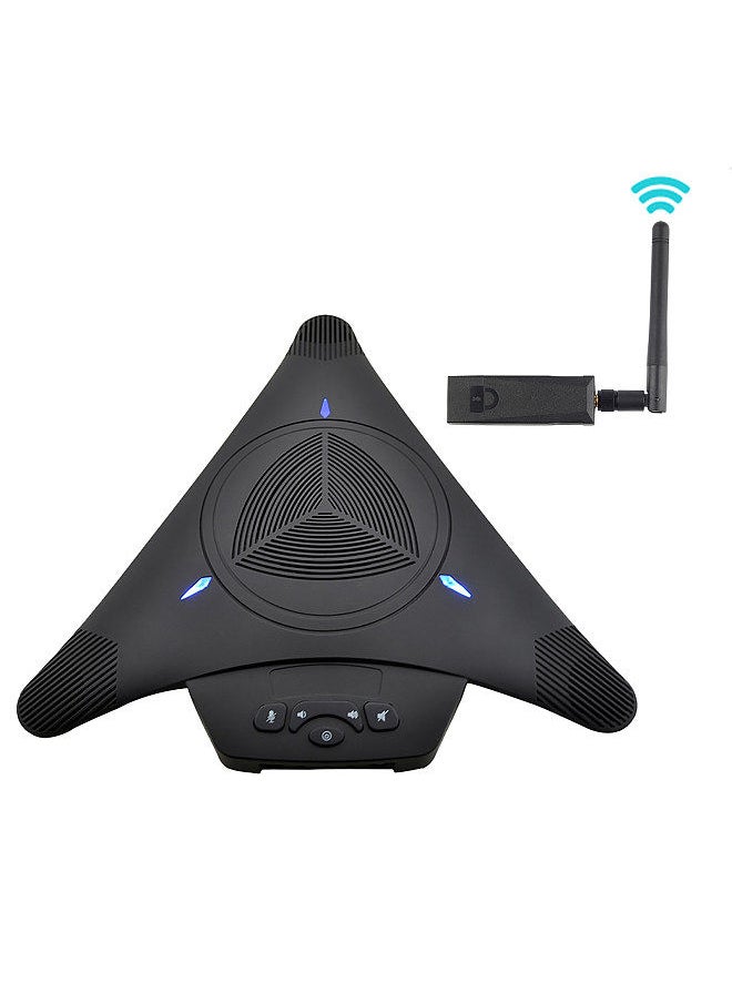 Generic - MST-X1W 2.4G Wireless USB Video Conference Microphone Speakerphone 6m 360° Audio Pickup for Computer Mobile Phone Support Skype MSN QQ - Image 1