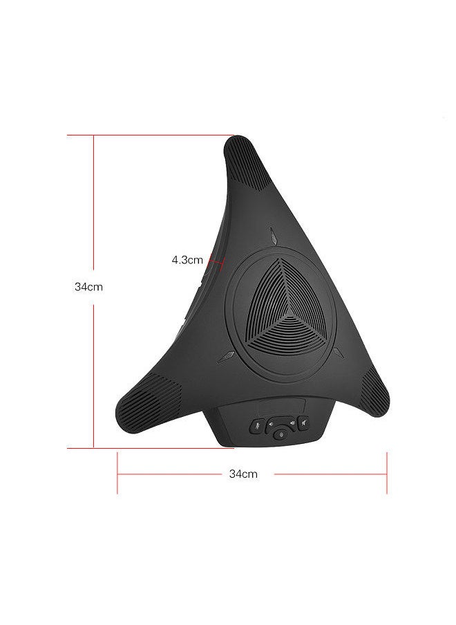 Generic - MST-X1W 2.4G Wireless USB Video Conference Microphone Speakerphone 6m 360° Audio Pickup for Computer Mobile Phone Support Skype MSN QQ - Image 1
