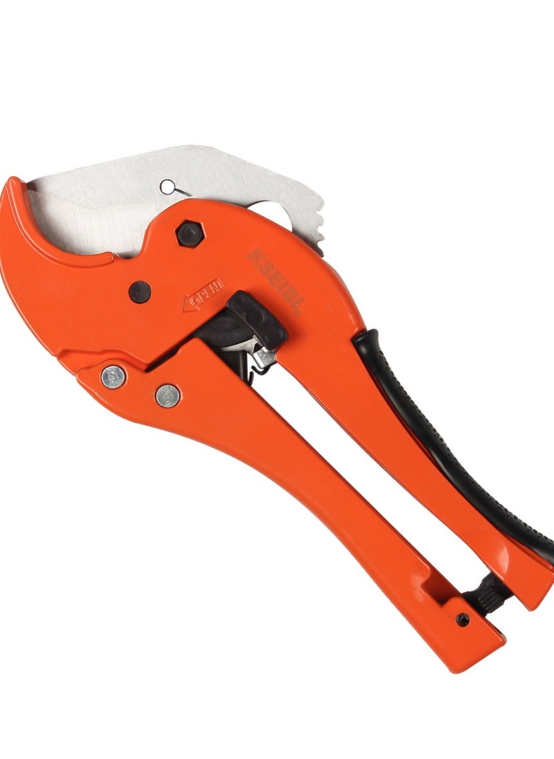 PVC Ratchet Plastic Pipe Cutter with Bottom, 42MM, Stainless Steel Blade, Quick Pipe Cutting Tool, for Plastic Pipes, Home Repairs and Industrial Applications, Heavy Duty Plumbing Tools for Cutting Plastic PVC. - pzsku/Z1B9E580831D1EB639BD7Z/45/_/1703041518/0e9125b8-7222-4b56-899b-a70ee9e883aa