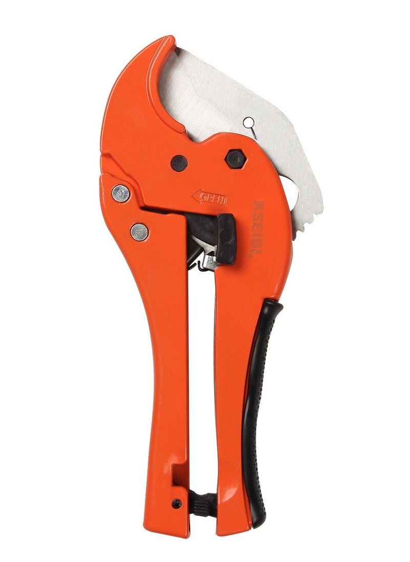 PVC Ratchet Plastic Pipe Cutter with Bottom, 42MM, Stainless Steel Blade, Quick Pipe Cutting Tool, for Plastic Pipes, Home Repairs and Industrial Applications, Heavy Duty Plumbing Tools for Cutting Plastic PVC. - pzsku/Z1B9E580831D1EB639BD7Z/45/_/1710401091/ba03e6c8-2239-4861-a37a-3e0752da42cc