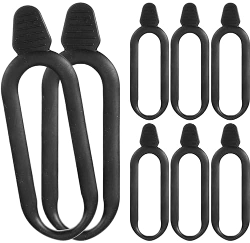 Pushglossy 8 Pcs Rubber Snubbers Straps for ATV Gun Bow Rack Gun Holders for ATV Replacement Straps Bow Tool Replace - Image 1