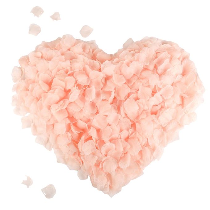 CODE FLORIST 2200 PCS Silk Flower Rose Petals for Wedding Decorations (Champagne) - Image 3