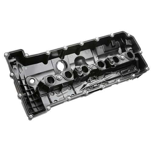 MITZONE طقم غطاء صمامات المحرك MITZONE N52 مع غطاء زيت وخراطيم PCV متوافق مع BMW E82 128i، E9X 323i 328i، E60 528i، E70 X5 3.0si، E83 X3، E85 Z4، E89 Z4، F10 528i N52/ N51 SULEV - Image 4