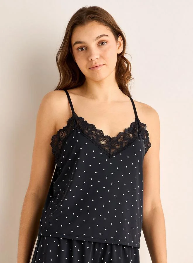 Splash FAV Pyjama Set Adjustable Strap Top & Shorts