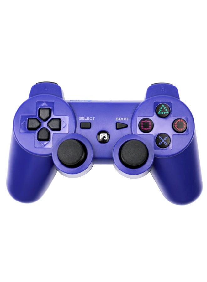 Wireless Bluetooth Ps3 Game Controller Snowflake on Digital Computer Gamepad For Ps3 Console Gaming Accessories-Product Color:Blue - Image 1
