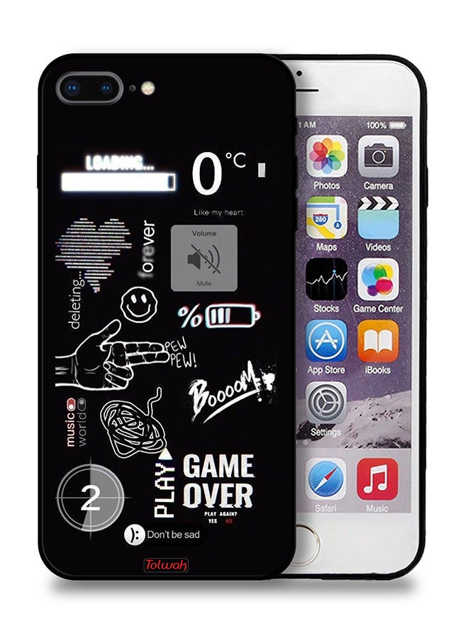 Tolwak Apple iPhone 7 Plus Protective Case Game Over Pew Pew - Image 1
