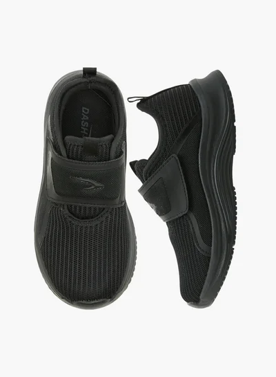 Dash Boys Logo Detail Sports Shoes with Hook and Loop Closure