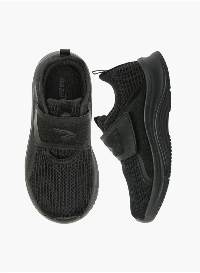 Dash Boys Logo Detail Sports Shoes with Hook and Loop Closure