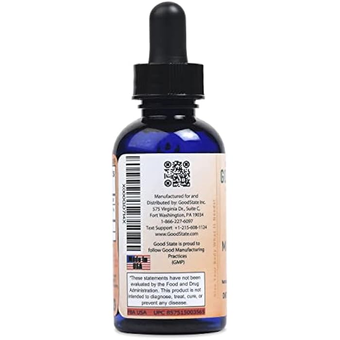 Good State Liquid Ionic Magnesium Ultra Concentrate (10 drops per 50 mg - 100 servings per bottle) - Image 3