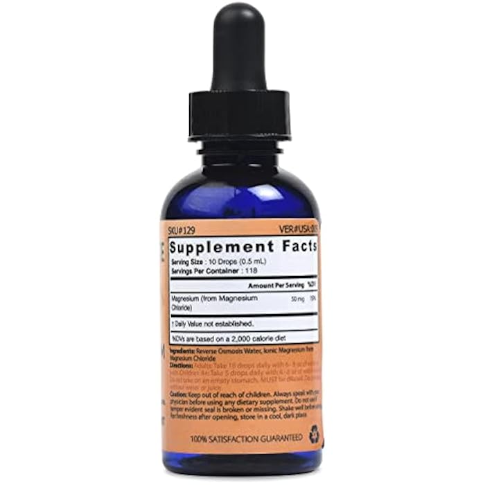 Good State Liquid Ionic Magnesium Ultra Concentrate (10 drops per 50 mg - 100 servings per bottle) - Image 2