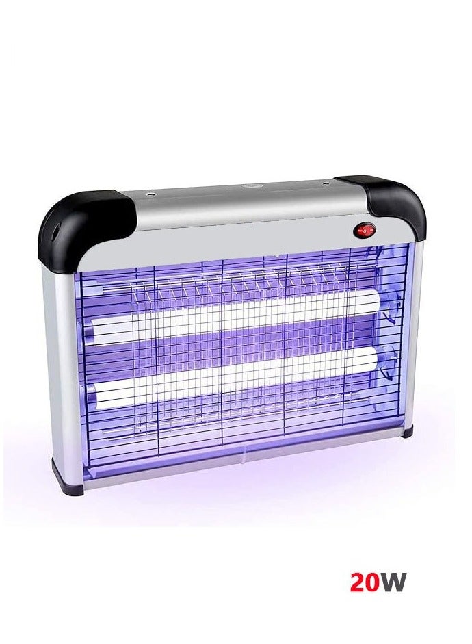 Generic 20W Indoor Electric Bug Zapper with 2 UV Tubes – Odorless, Non-Toxic Fly & Mosquito Killer Lamp for Home, Office & Hotel, Covers up to 50㎡ 