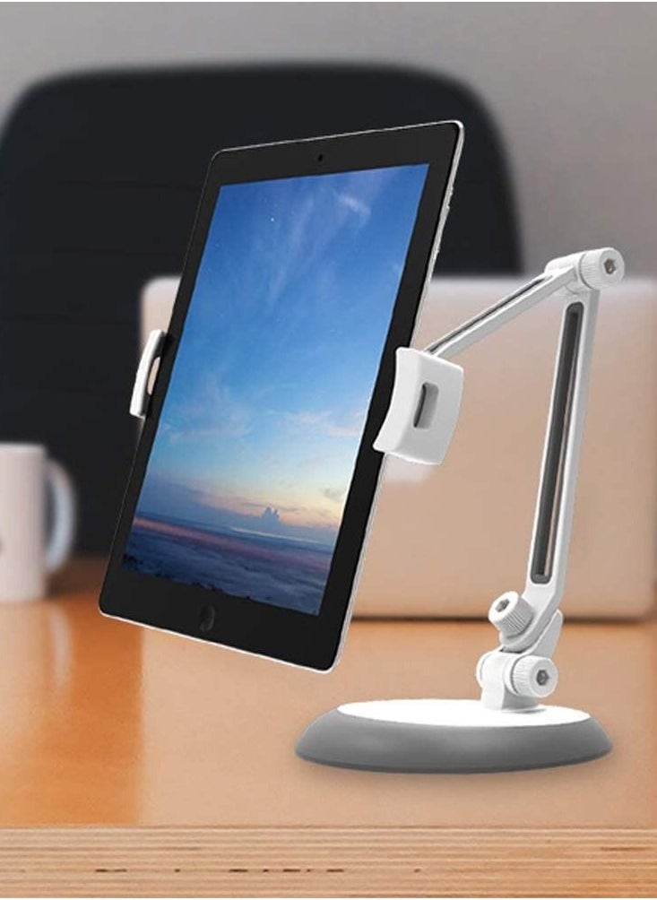 Yesido C33 Universal Lazy Tablet Phone Holder Flexible Table Holder Mobile Phone Bed Mount Bracket For iPhone Samsung iPad,White&gray - Image 4