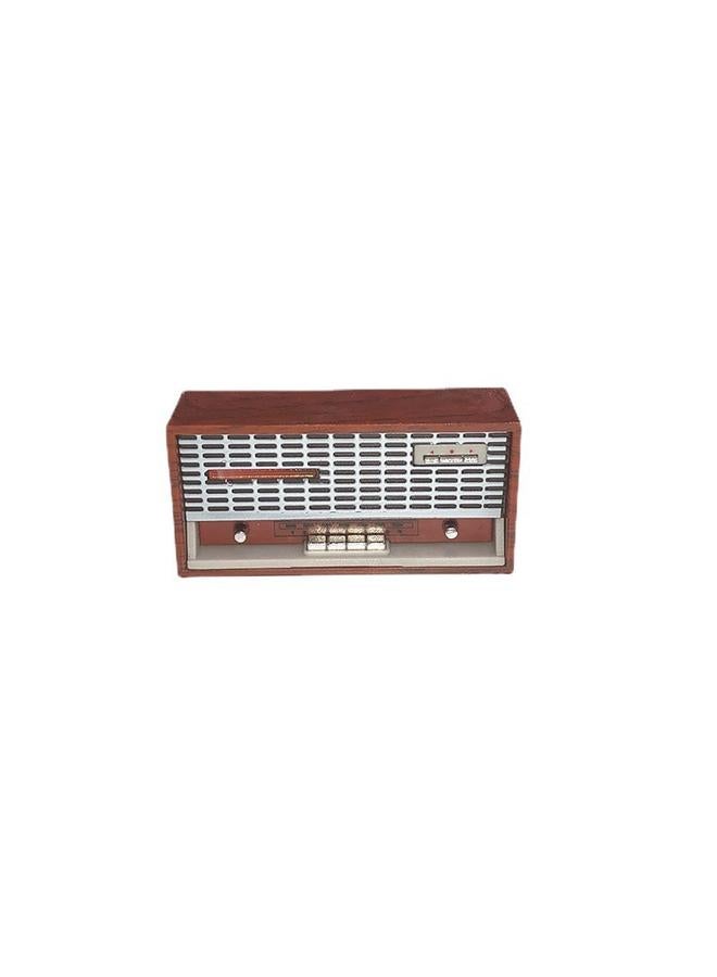 Bluejw 1:12 Doll House Retro Nostalgic Classical Radio Miniature Simulation Radio Model Toy Mini Radio - Image 5