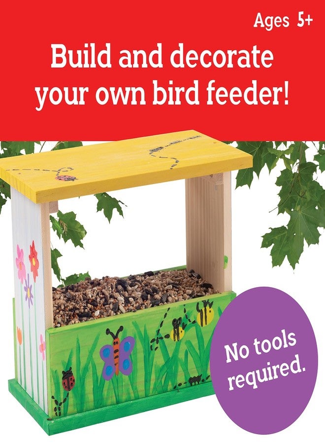 MindWare Make Your Own Bird Feeder Kits for Kids - Build Your Own - Includes 13 Paint Colors and 3 Brushes - Image 2