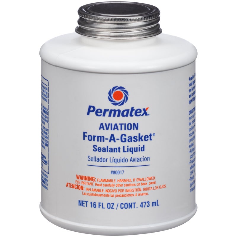 Permatex 80017-12PK Aviation Form-A-Gasket No. 3 Sealant. 16 oz. (Pack of 12)