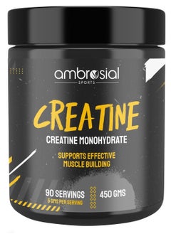 ambrosial Creatine Monohydrate 450Mg 90 Servings  - Image 1