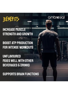 ambrosial Creatine Monohydrate 450Mg 90 Servings  - Image 4