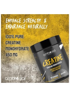 ambrosial Creatine Monohydrate 450Mg 90 Servings  - Image 5