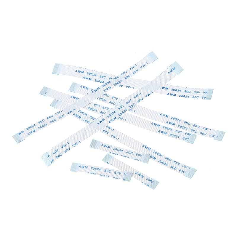 LightFairy 9PCS Power Switch Charging Board Cable for PS4 PS4 Slim Pro 12 14 Pin Charging Board Power Switch Line + 10pin Touch Pad Flex Ribbon Cable for PS4 Controller - Image 5