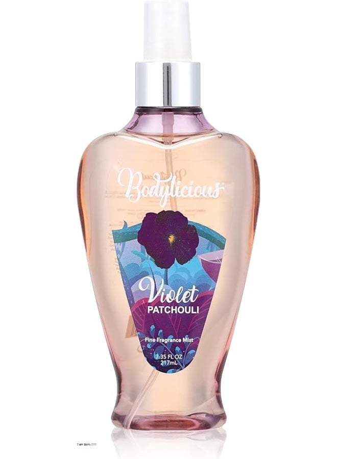 Bodylicious violet patchouli fragranced body mist - 217 ml - Image 2