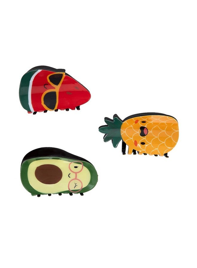 Radhu & Kabby Cute Character Claw Clips Set | Fun and Funky Hair Accessories for Women and Girls | Easy-to-Use Clutchers for Everyday Wear | For All Hair Types | Pack of 3 - Image 3