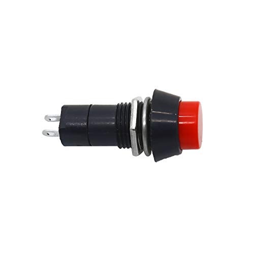 Electronicspices Electronic Spices PACK OF 5 Push Button 2-Pin Self-Locking SPST RED On-Off Switch - Image 5