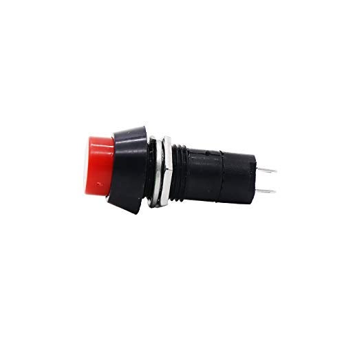 Electronicspices Electronic Spices PACK OF 5 Push Button 2-Pin Self-Locking SPST RED On-Off Switch - Image 4