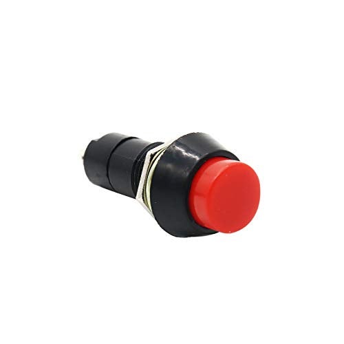 Electronicspices Electronic Spices PACK OF 5 Push Button 2-Pin Self-Locking SPST RED On-Off Switch - Image 2