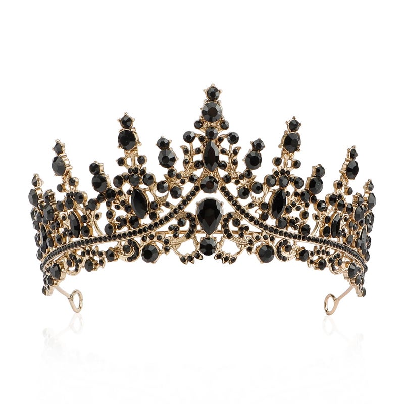 Cocide Black Tiaras and Crowns for Women and Girls - Vintage Headbands - Image 1