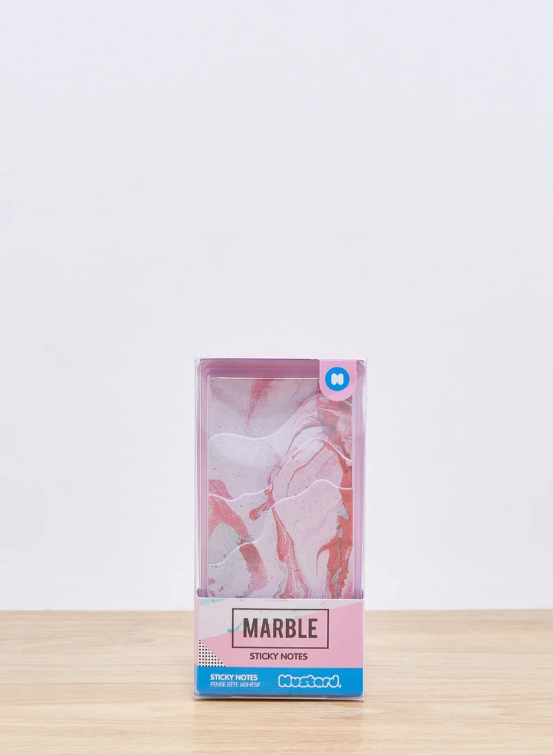 Mustard Marble Sticky Notes