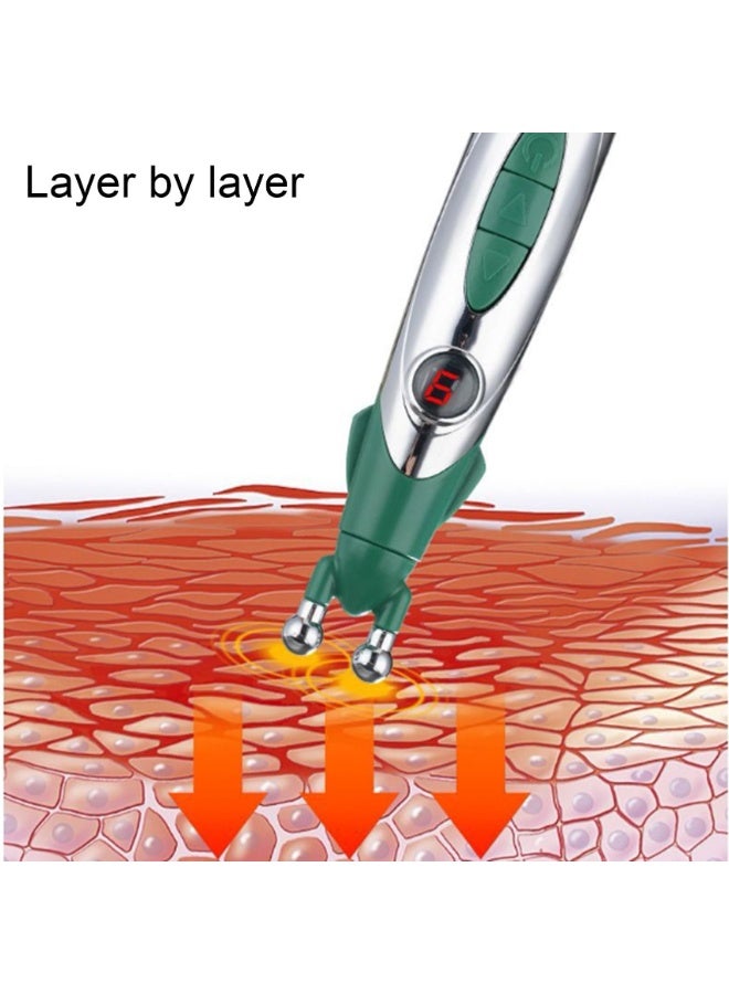 Electric Acupuncture Pen, Multifunctional Muscle Relaxation and Pain Relief, Portable Meridian Energy Pulse Massage Tool for Men and Women - Image 4