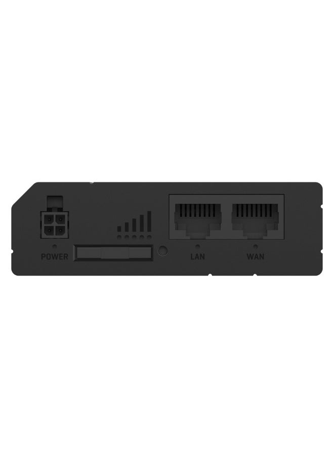 TELTONIKA RUT241 Industrial Cellular Router, LTE Cat 4, 150 Mbps, 2.4 GHz Wi-Fi, 2x RJ45 Fast Ethernet, WAN Failover, Digital I/O, RMS, Black | RUT241