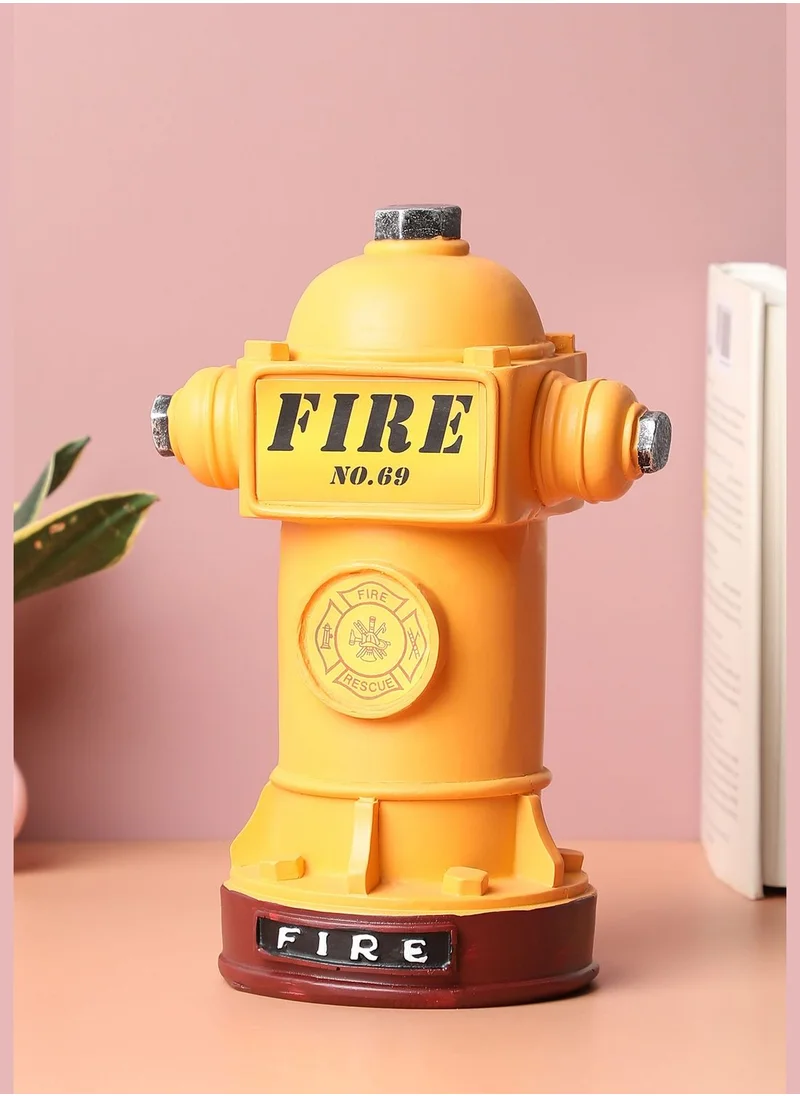 Bonhomie Fire Hydrant Shaped Modern Ceramic Showpiece For Home Decor