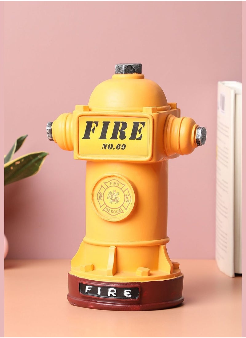 Bonhomie Fire Hydrant Shaped Modern Ceramic Showpiece For Home Decor  - Image 1