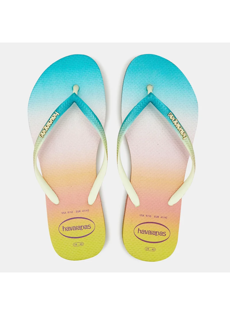 havaianas Women's Slim Gradient Sunset Flip Flops