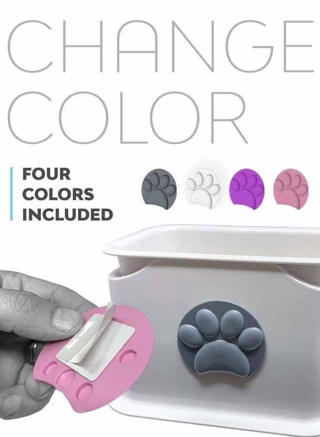 iPrimio Universal Cat Litter Scooper Holder - Durable & Heavy Duty - Kitty Litter Box Scooper Accessory - Plastic & Metal Scoop Holder - 4 Color Options - Image 4
