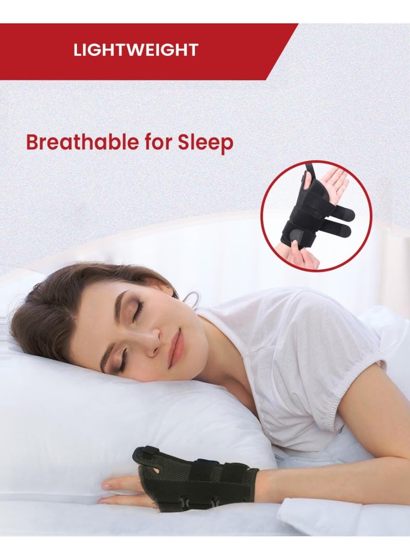 Wrist Brace with Thumb Spica Splint – Easy-to-Use Hand Support for Daily Comfort - Image 4